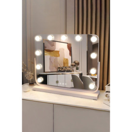 3 Color Mode Adjustable Angle  Hollywood Makeup Mirror Smart Touch Control - thumbnail 2