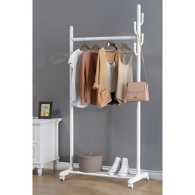 Hanging Clothes Rack on Wheels