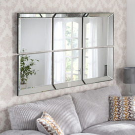 Combination 6 panel mirror 167(w) x 107cm(h)
