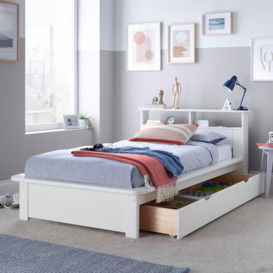 Faye Wooden Storage Bed Without Drawer