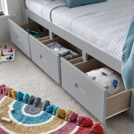 Quest Wooden 3 Drawer Bed - thumbnail 2