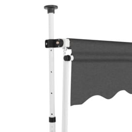 Manual Retractable Awning 400 cm Anthracite - thumbnail 3