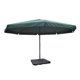 Aluminium Umbrella with Portable Base Green - thumbnail 2