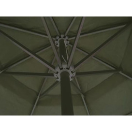 Aluminium Umbrella with Portable Base Green - thumbnail 3