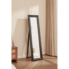 40*42*150cm Modern Black Full-Length Floor Mirror - thumbnail 2