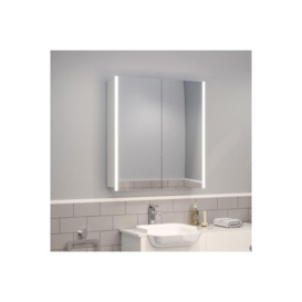 Wall Mount LED Bathroom Mirror Cabinet with Defogger, Shaver Socket - thumbnail 1