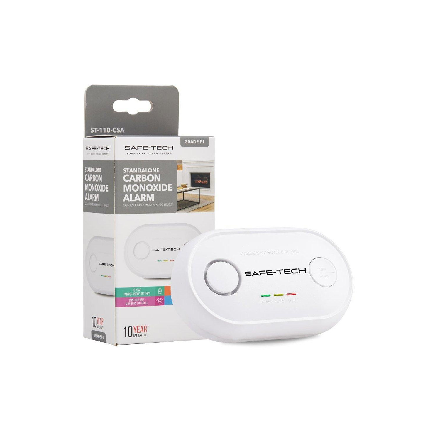 Standalone Carbon Monoxide Detector Alarm with 10 years Tamper-Proof Battery - image 1