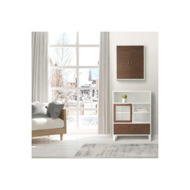 Tyler Wooden Bathroom Free Standing Storage Cabinet - thumbnail 2