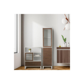 Tyler Wooden Bathroom Free Standing Storage Cabinet - thumbnail 3
