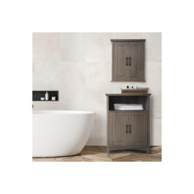 Russell Wooden Bathroom Free Standing Storage Cabinet - thumbnail 2