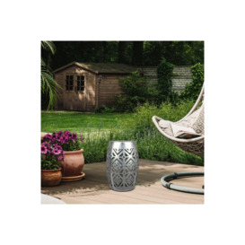 Teamson Home Outdoor Garden 2 In 1 Round Large Solar Powered Lantern - thumbnail 3
