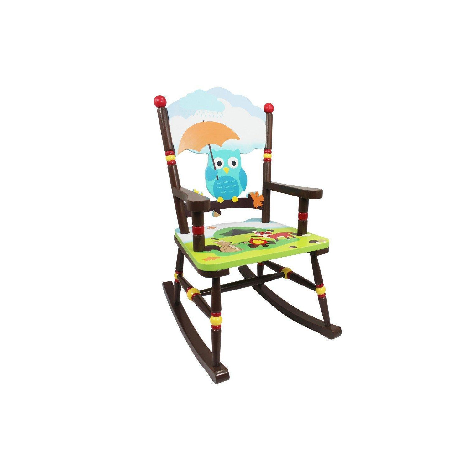 Fantasy Fields Enchanted Woodland Wooden Rocking Chair - image 1