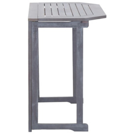 Folding Balcony Table 90x50x74 cm Solid Acacia Wood - thumbnail 3