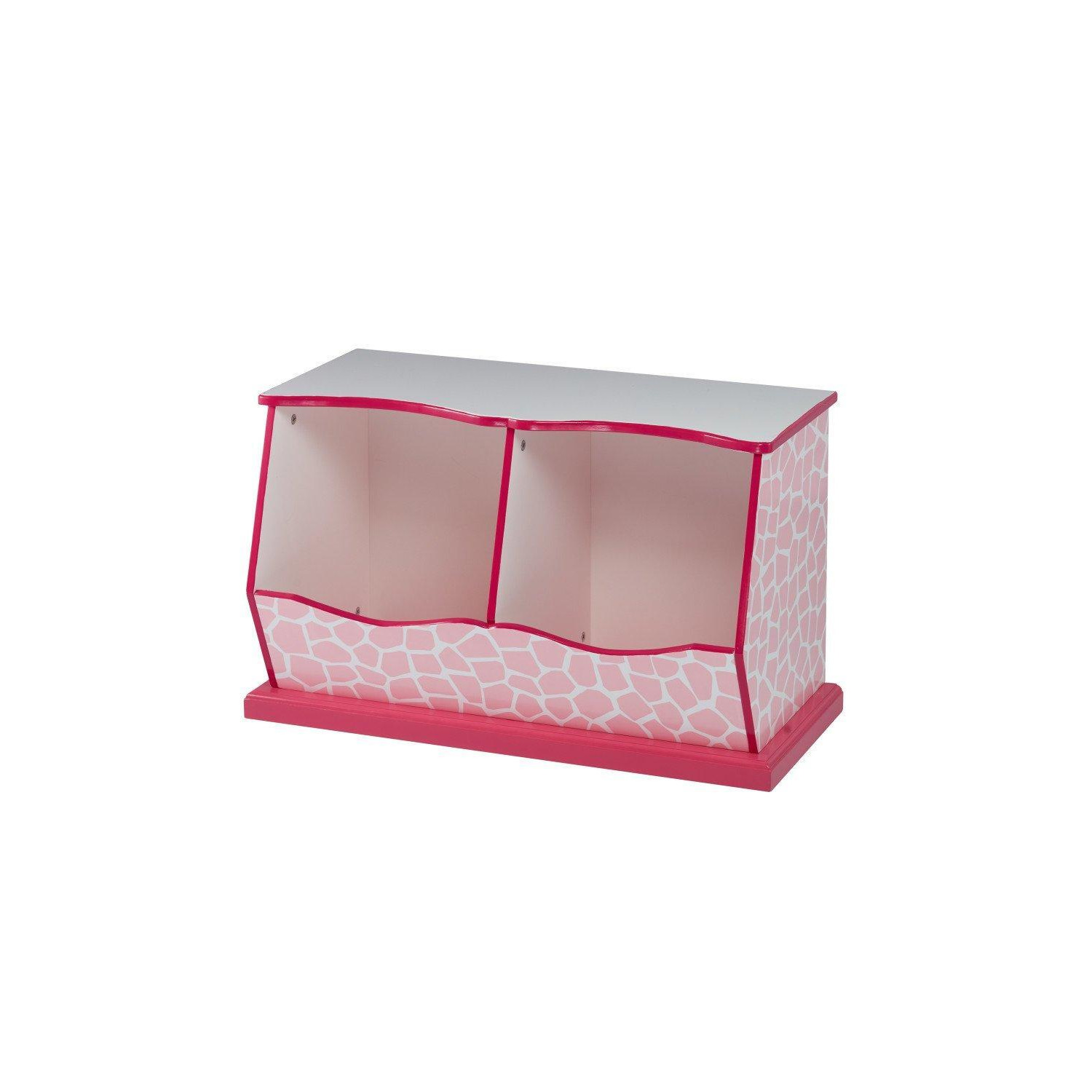 Pink Wooden Storage Drawers Toy Box Storage - image 1