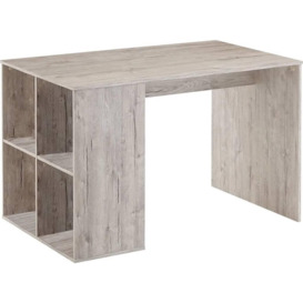 FMD Desk with Side Shelves 117x73x75 cm Sand Oak - thumbnail 3