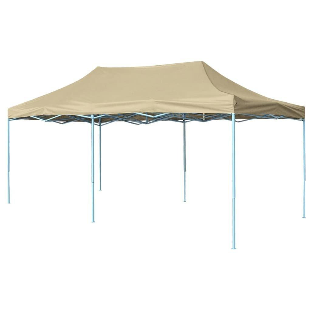Foldable Tent Pop-Up 3x6 m Cream White - image 1