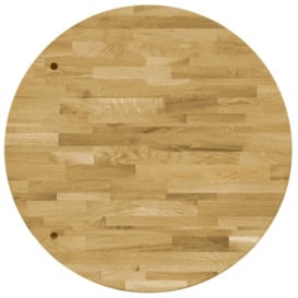 Table Top Solid Oak Wood Round 44 mm 400 mm - thumbnail 3