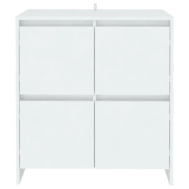 Sideboard White 70x41x75 cm Engineered Wood - thumbnail 3