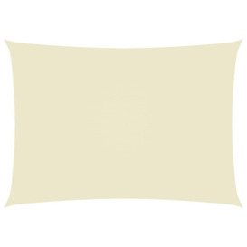 Sunshade Sail Oxford Fabric Rectangular 3x4.5 m Cream - thumbnail 1