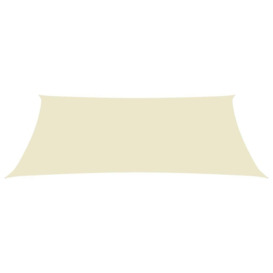 Sunshade Sail Oxford Fabric Rectangular 3x4.5 m Cream - thumbnail 2