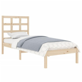 Bed Frame Solid Wood 90X190 cm Single - thumbnail 3