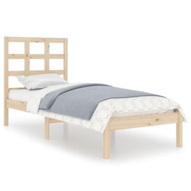 Bed Frame Solid Wood 90X190 cm Single - thumbnail 2