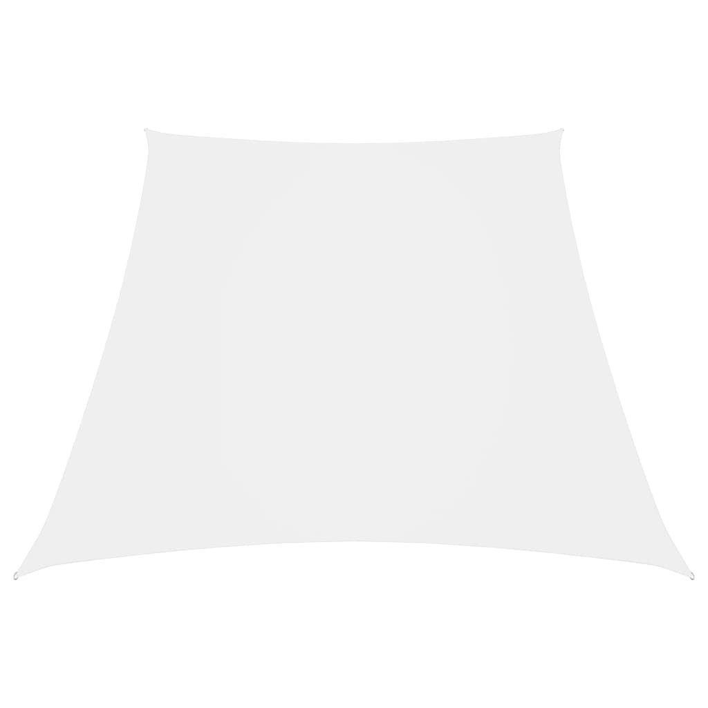 Sunshade Sail Oxford Fabric Trapezium 3/5x4 m White - image 1