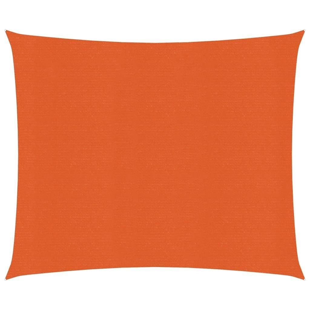 Sunshade Sail 160 g/mÂ² Orange 3.6x3.6 m HDPE - image 1