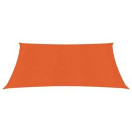 Sunshade Sail 160 g/mÂ² Orange 3.6x3.6 m HDPE - thumbnail 2