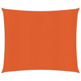 Sunshade Sail 160 g/mÂ² Orange 3.6x3.6 m HDPE - thumbnail 1