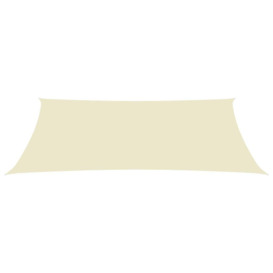 Sunshade Sail Oxford Fabric Rectangular 3x6 m Cream - thumbnail 2