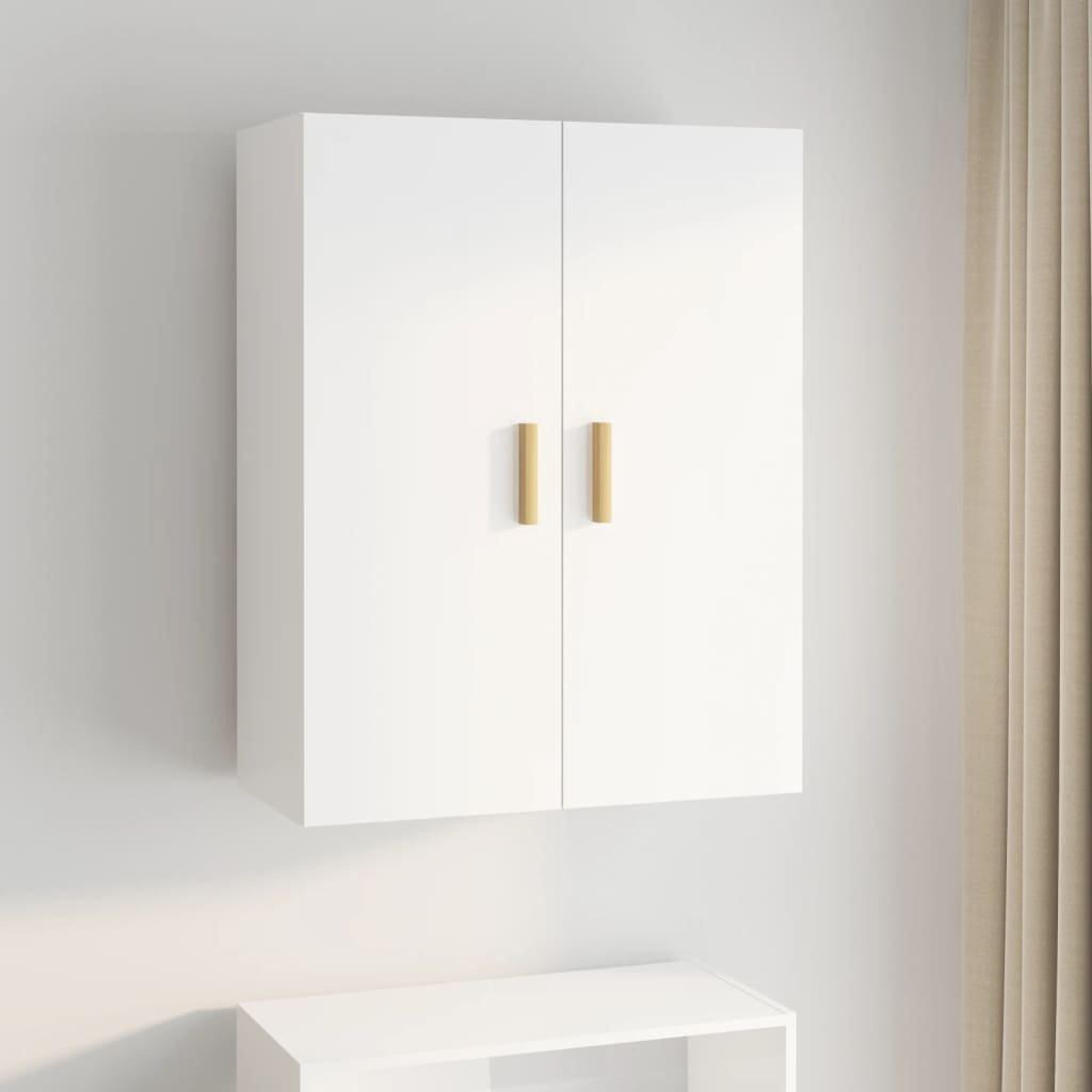 Hanging Wall Cabinet White 69.5x34x90 cm - image 1