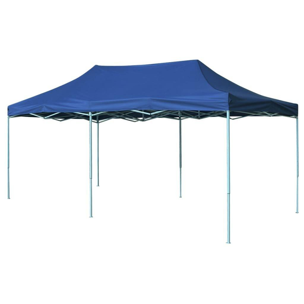 Foldable Tent Pop-Up 3x6 m Blue - image 1