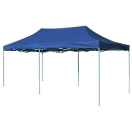 Foldable Tent Pop-Up 3x6 m Blue - thumbnail 1