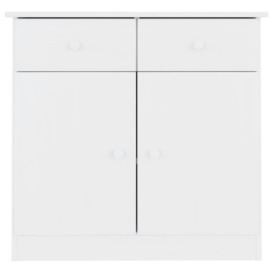 Sideboard ALTA White 77x35x73 cm Solid Wood Pine - thumbnail 3