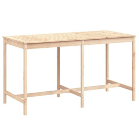 Garden Table 203.5x90x110 cm Solid Wood Pine - thumbnail 2