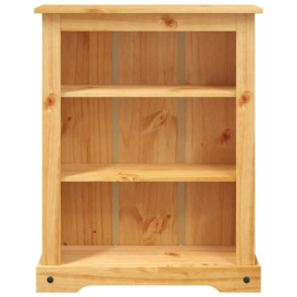 3-Tier Bookcase Mexican Pine Corona Range 81x29x100 cm - thumbnail 3