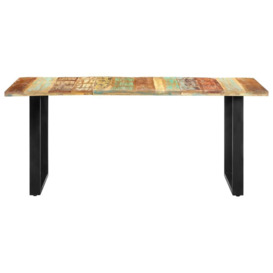 Dining Table 180x90x76 cm Solid Reclaimed Wood - thumbnail 3