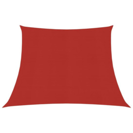 Sunshade Sail 160 g/m² Red 4/5x3 m HDPE