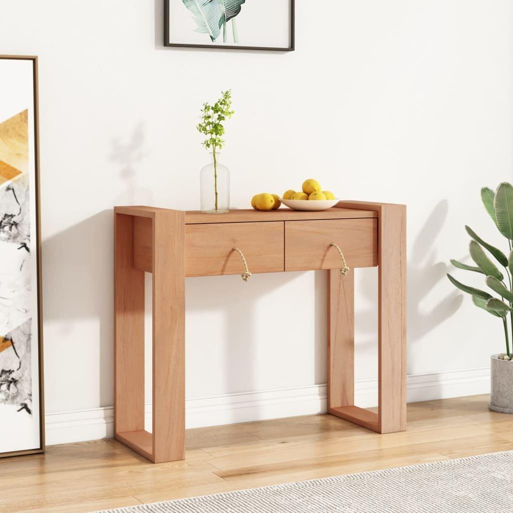 Console Table 90x35x75 cm Solid Teak Wood - image 1