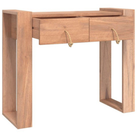Console Table 90x35x75 cm Solid Teak Wood - thumbnail 3