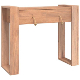 Console Table 90x35x75 cm Solid Teak Wood - thumbnail 2