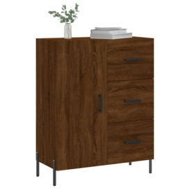 Sideboard Brown Oak 69.5x34x90 cm Engineered Wood - thumbnail 3