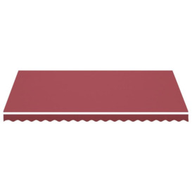 Replacement Fabric for Awning Burgundy Red 4.5x3 m - thumbnail 3