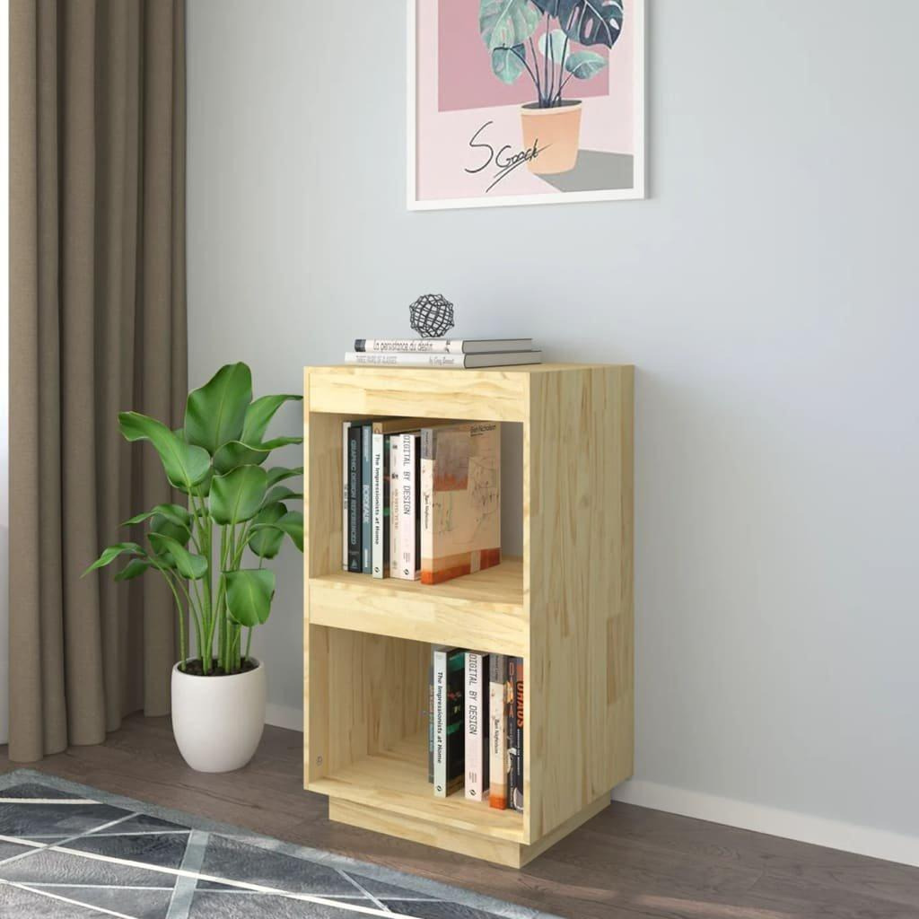 Book Cabinet 40x35x71 cm Solid Pinewood - image 1