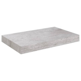 Floating Wall Shelf Concrete Grey 23x23.5x3.8 cm MDF - thumbnail 2
