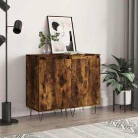 Sideboards 2 pcs Smoked Oak 40x35x70 cm Engineered Wood