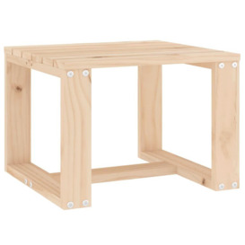 Garden Side Table 40x38x28.5 cm Solid Wood Pine - thumbnail 2