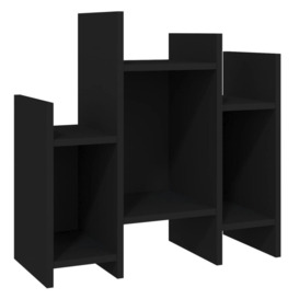 Side Cabinet Black 60x26x60 cm Engineered Wood - thumbnail 2