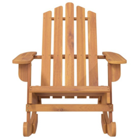 Adirondack Rocking Chair Solid Wood Acacia - thumbnail 3